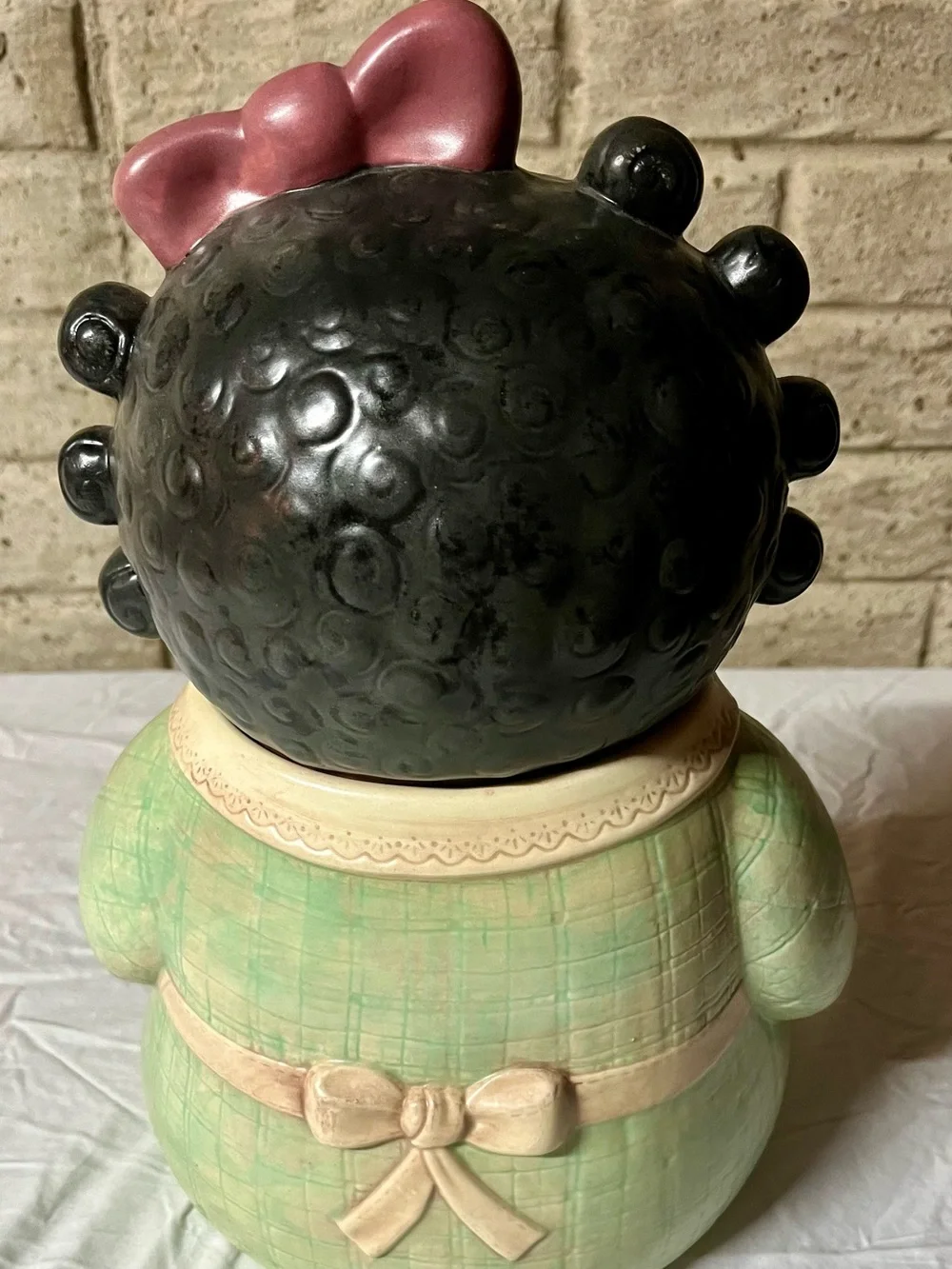 Vintage Treasure Craft Spice Rag Doll Ceramic Cookie Jar Kitchen Decor 14